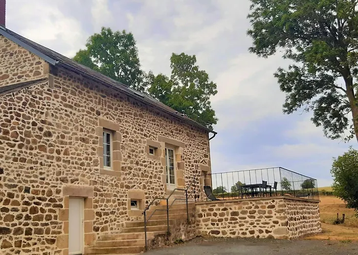 Rural Renove Avec Charme A Marcillat, Jardin Et Terrasse - Fr-1-489-369 Marcillat-en-Combraille